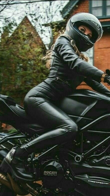 Biker Girls in Leather 1 - by Redbull18 #95911409