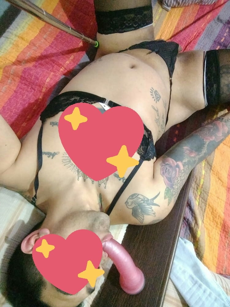 Sexy crossdresser in lingerie #104834253