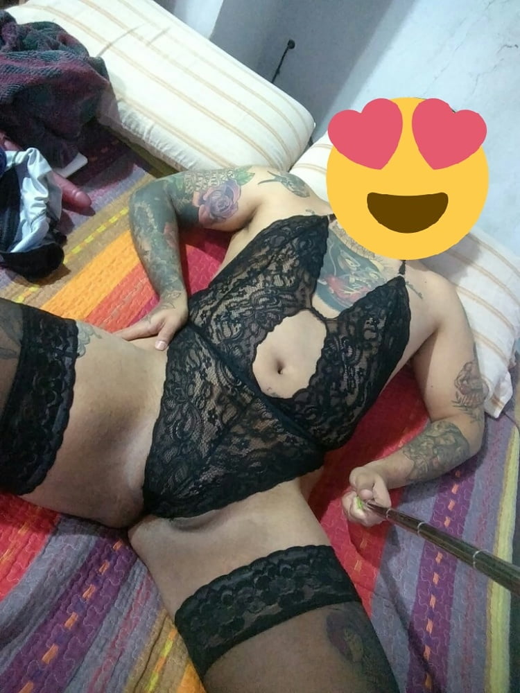Sexy crossdresser in lingerie #104834275
