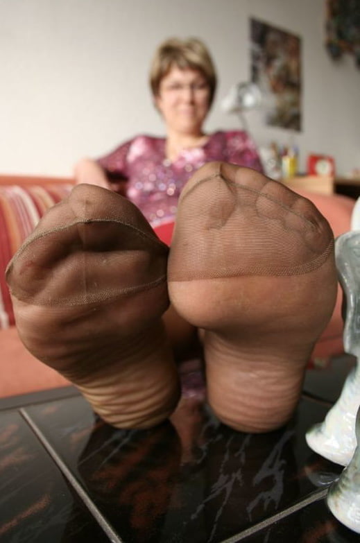 Granny Nylon Feet #104675967