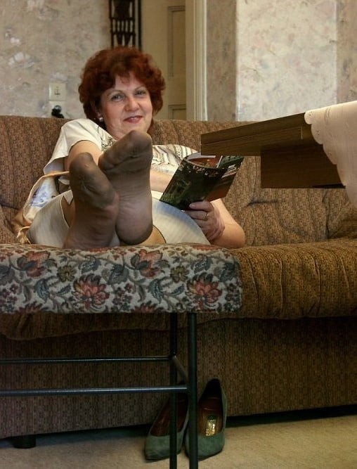 Granny Nylon Feet #104676023