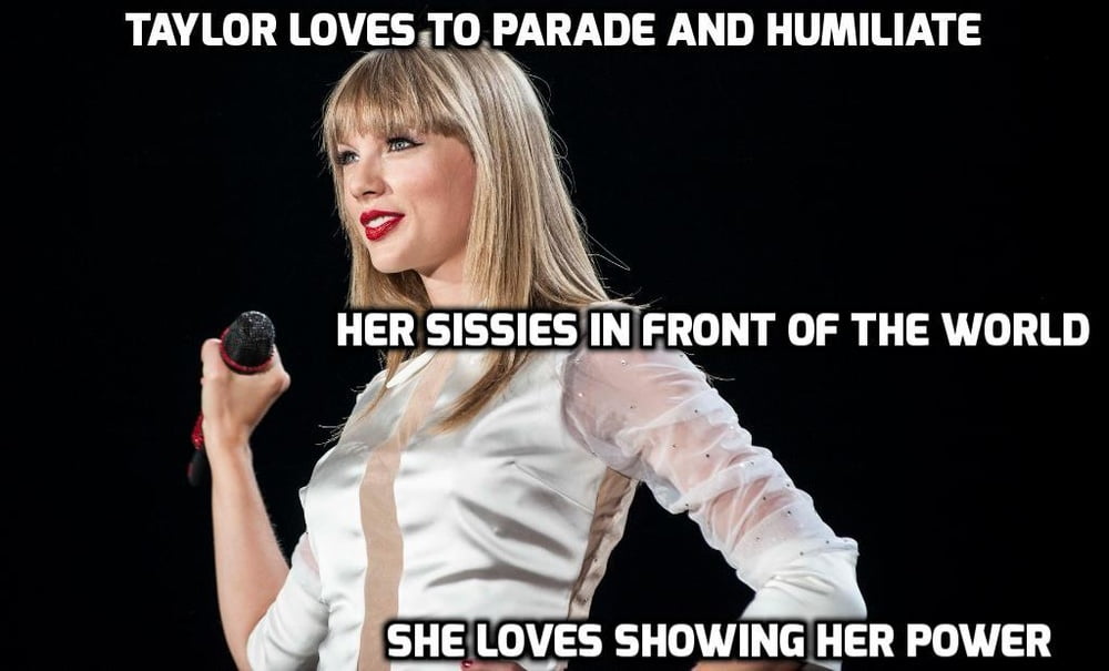 Taylor swift femdom captions
 #98594277