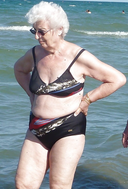 sexy granny in bikini 1 #88733045