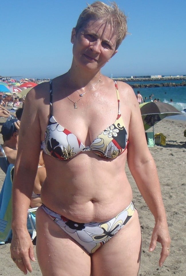 sexy granny in bikini 1 #88733081