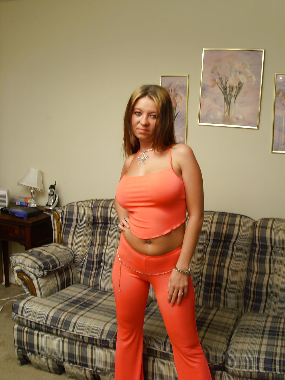 SEXY Orange outfit Charity #107297058
