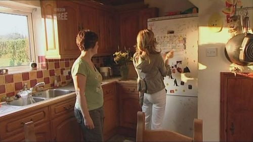 Anthea turner, britische Berühmtheit, weiße enge Hose nn
 #104483141