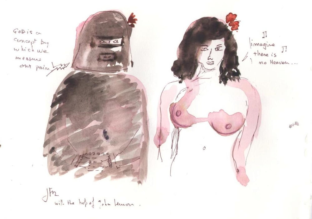A tribute to Aliya al Mahdi, the nude Egyptian activist #103410091