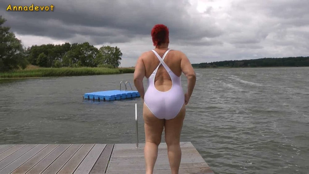 In WHITE SWIMSUIT in the lake #107043790
