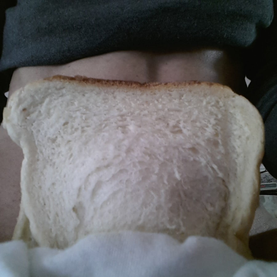 Thicker toast white bread woman #101936666