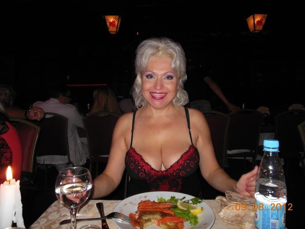 Hot Non-nude Platinum blonde Russian granny #81866159