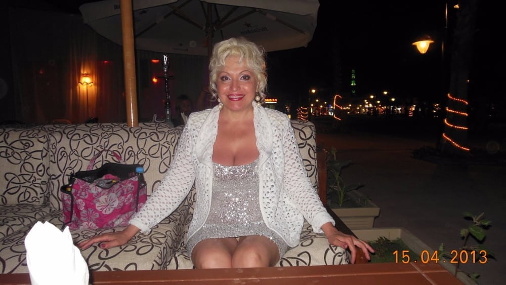 Hot Non-nude Platinum blonde Russian granny #81866165