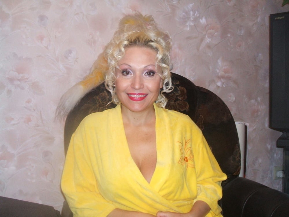 Hot Non-nude Platinum blonde Russian granny #81866198