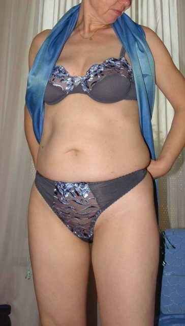 matures in matching bra and panty #100673801