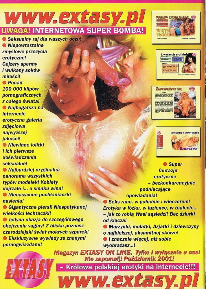 ポーランドのビンテージポルノ雑誌 extasy 11-2001
 #104217421