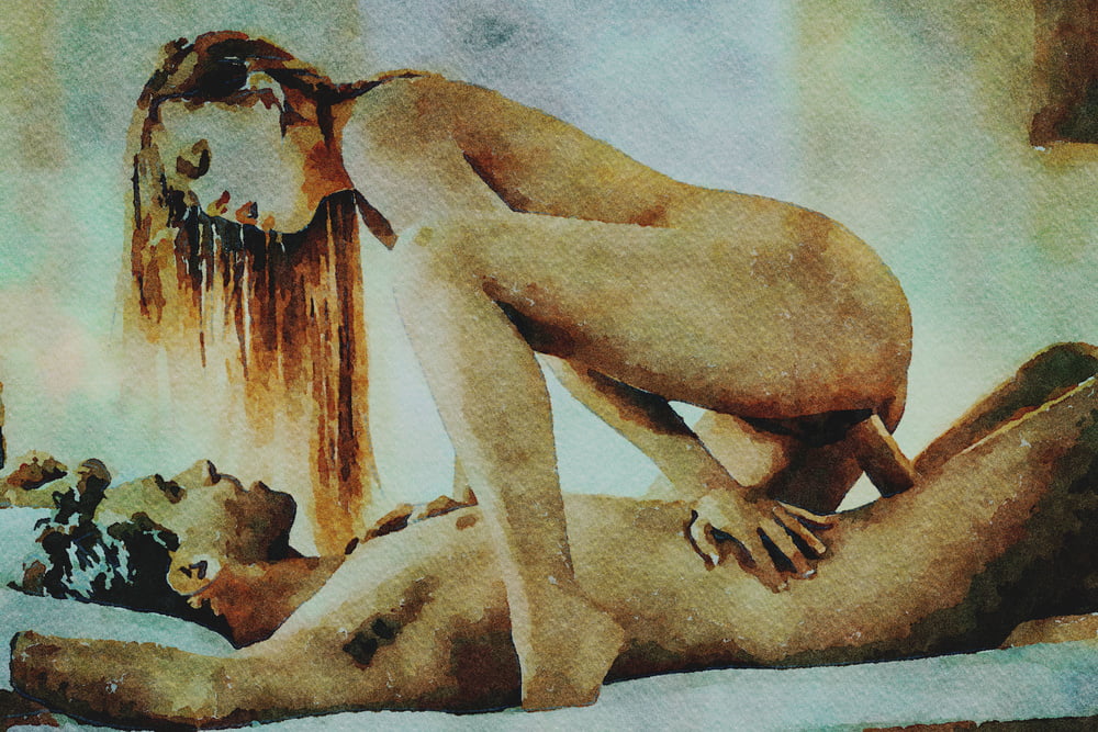 Erotic Digital Watercolor 58 #100287761