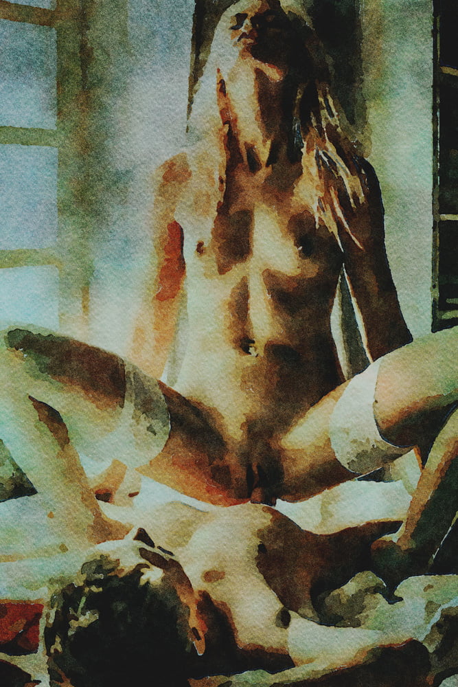 Erotic Digital Watercolor 58 #100287765