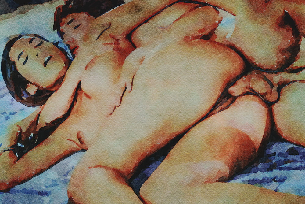 Erotic Digital Watercolor 58 #100287775