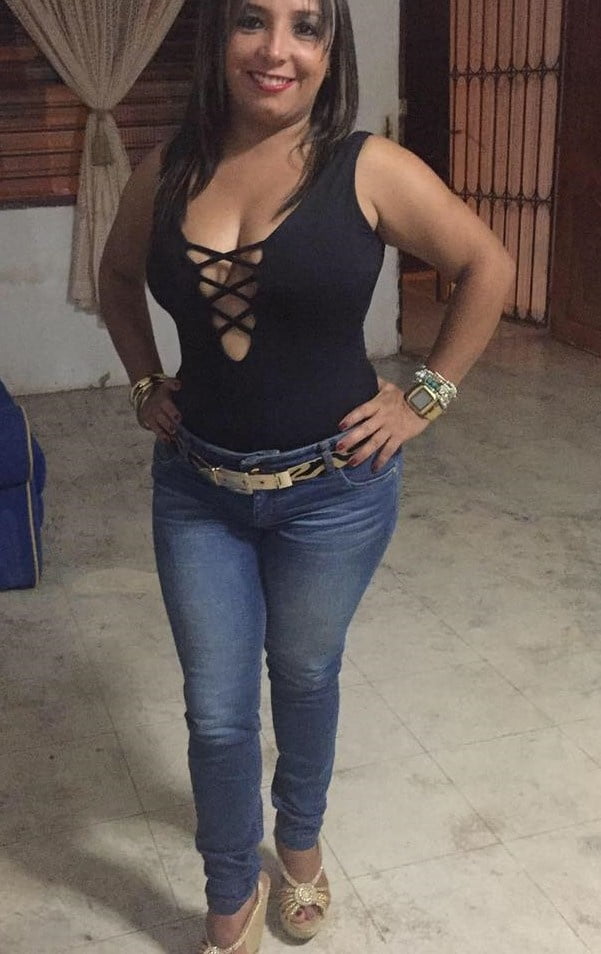 Sexy latina milf in jeans #81936832