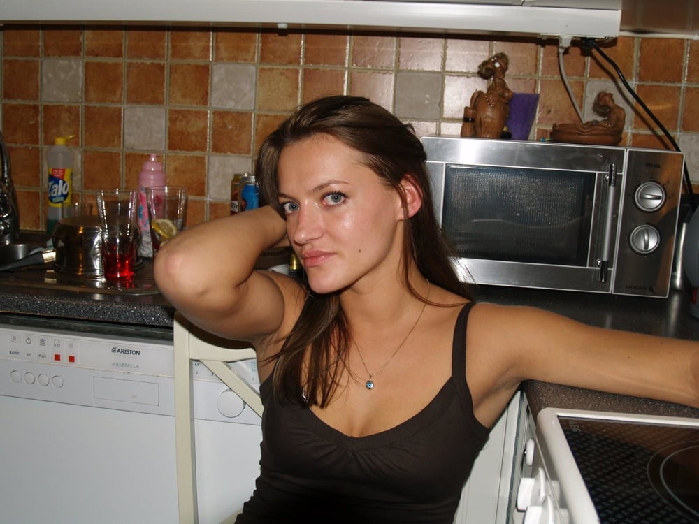 Horny brunette girl #95321353