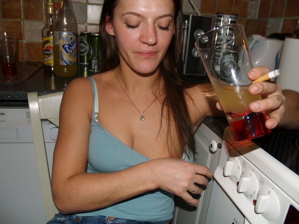 Horny brunette girl #95321616