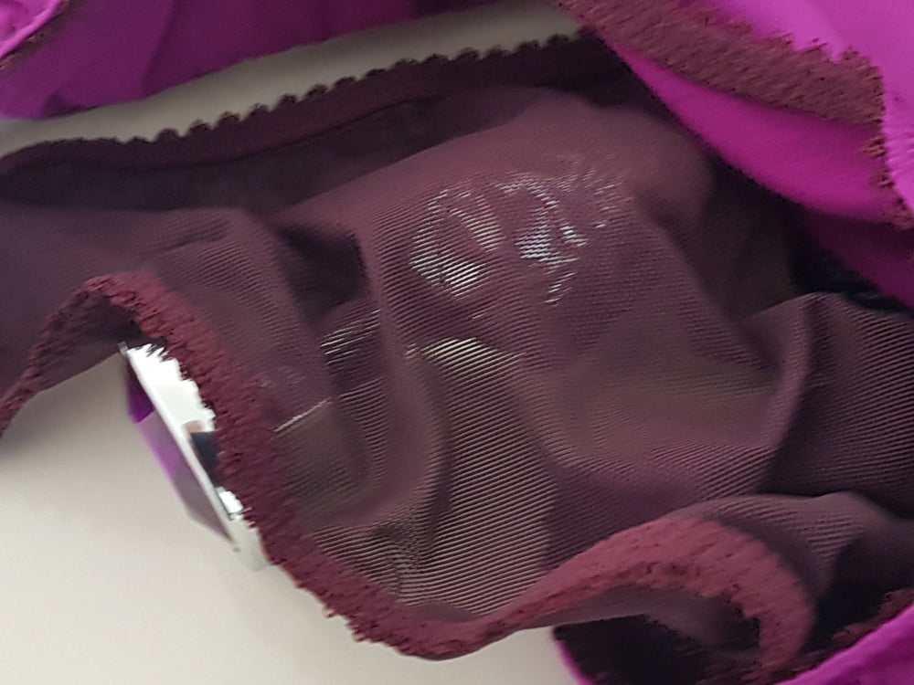 Wife&#039;s lingerie and jewel butt plug. #92855180