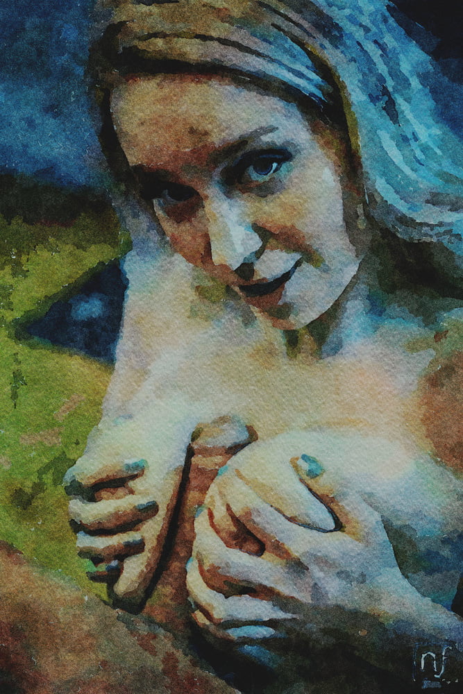 Erotic Digital Watercolor 62 #100616013
