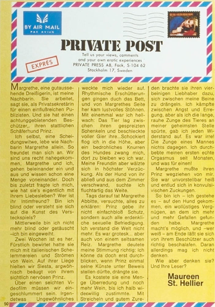 Vintage Retro Porno - Private Magazine - 073 #91760690