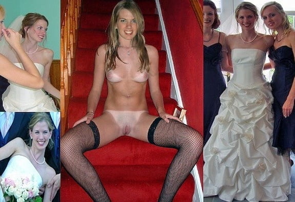 Hot amateur brides exposed dressed undressed on off #81347249