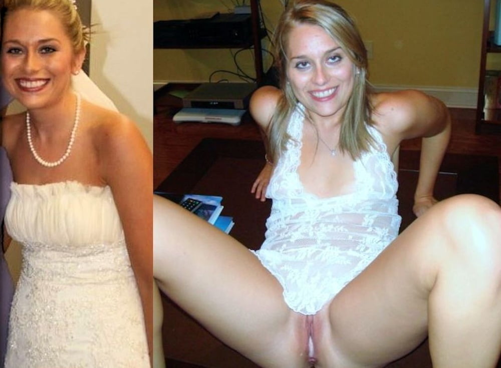 Hot amateur brides exposed dressed undressed on off #81347267
