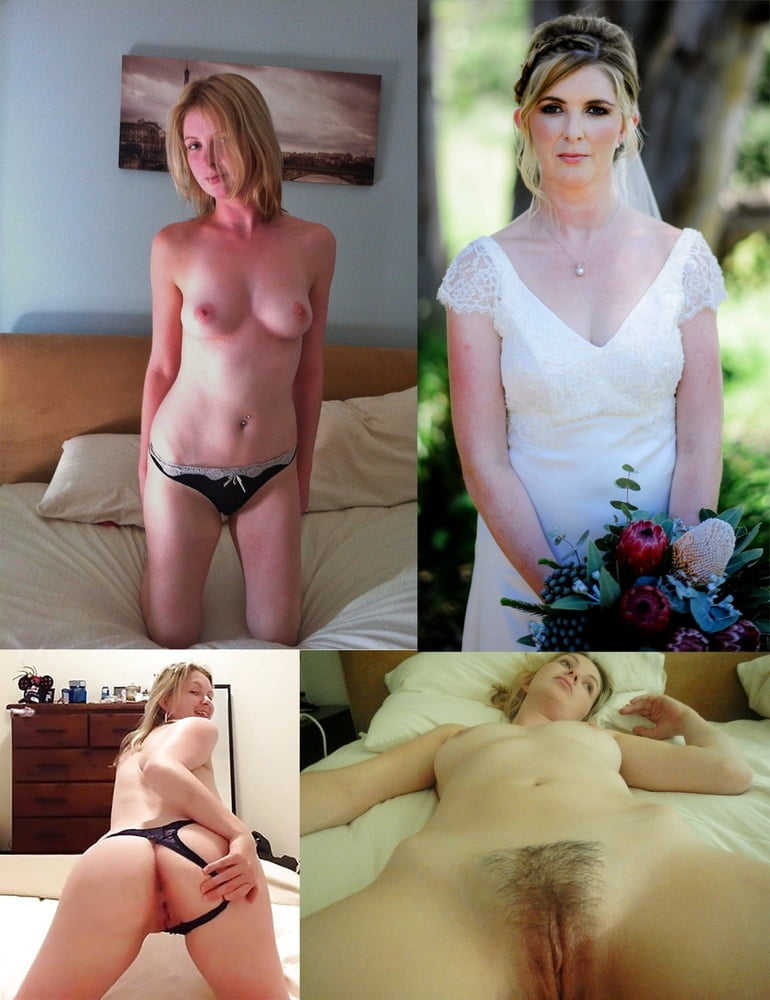 Hot amateur brides exposed dressed undressed on off #81347273