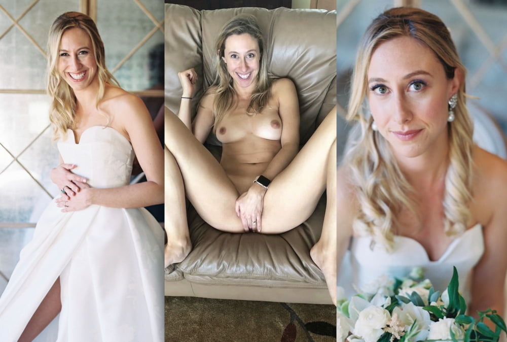 Hot amateur brides exposed dressed undressed on off #81347294