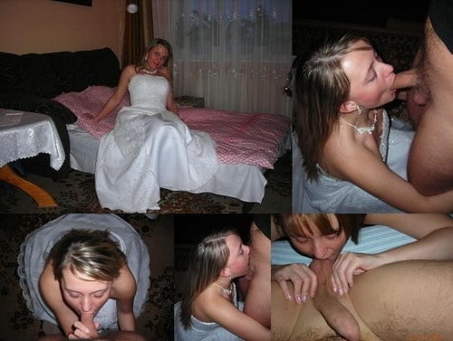 Hot amateur brides exposed dressed undressed on off #81347309
