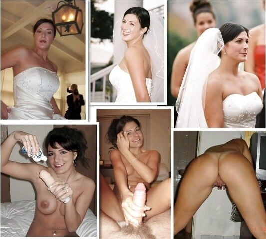 Hot amateur brides exposed dressed undressed on off #81347313