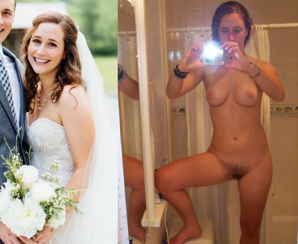 Hot amateur brides exposed dressed undressed on off #81347418