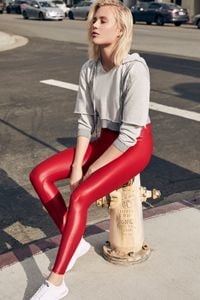 Red Leather Pants 3 - by Redbull18 #101965916