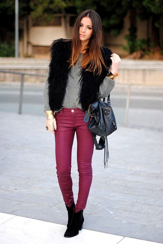 Red Leather Pants 3 - by Redbull18 #101965948