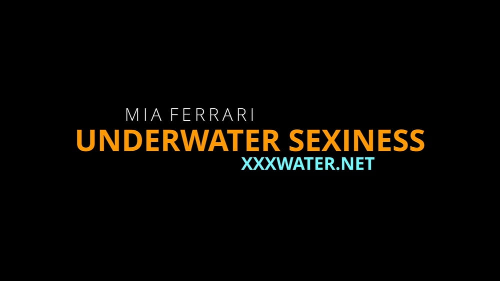 Mia Ferrari Underwater Swimming Pool Erotics #106985097