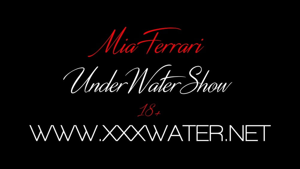 Mia Ferrari Underwater Swimming Pool Erotics #106985142