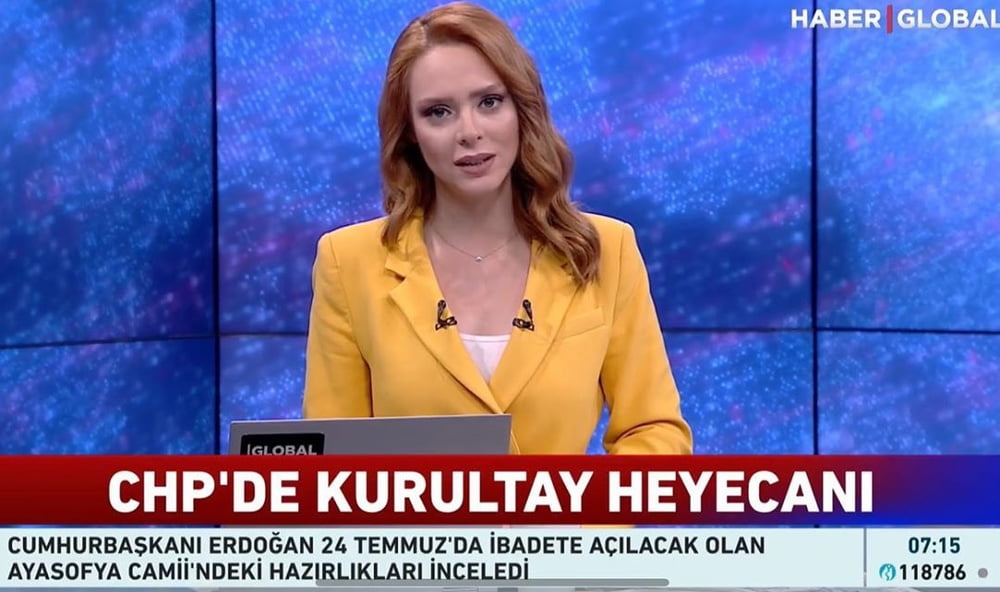 Turkish Sexy Newswoman #79927498