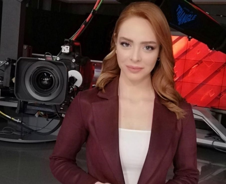 Turkish Sexy Newswoman #79927585