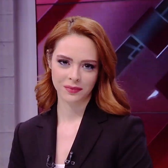 Turkish Sexy Newswoman #79927618