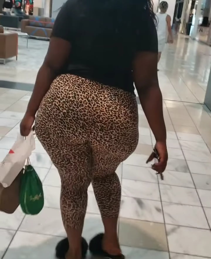 Fat ass booty at the mall #95096808