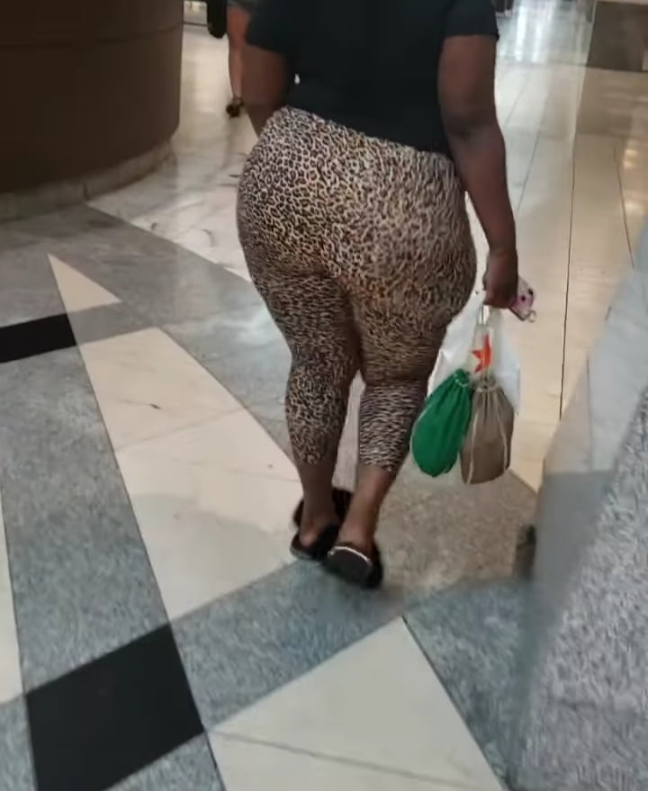 Fat ass booty at the mall #95096818