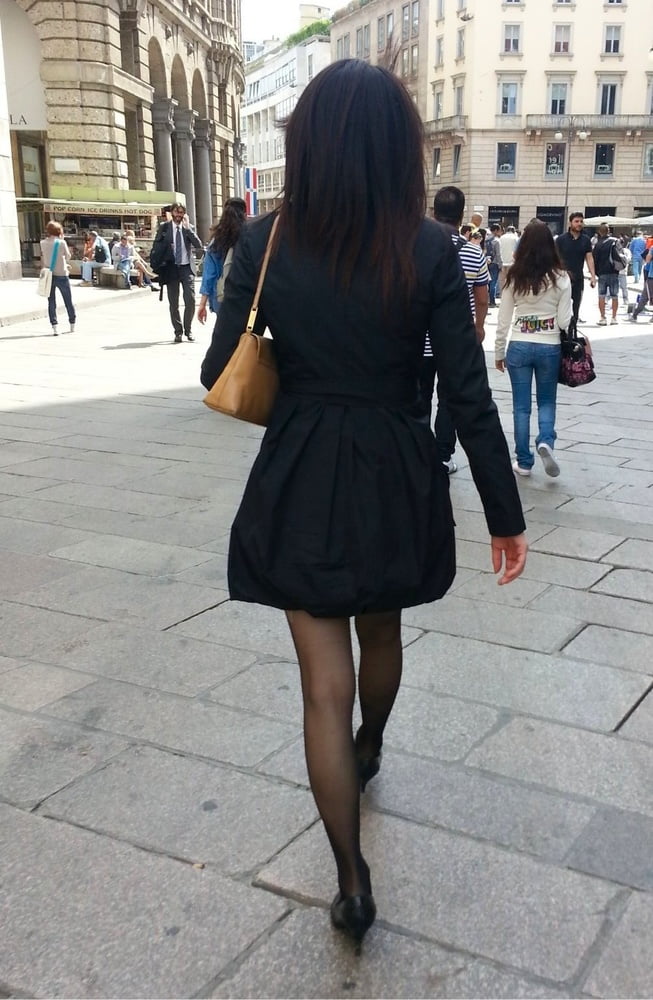 Street Pantyhose - Unaware Asians on the Street #104196739