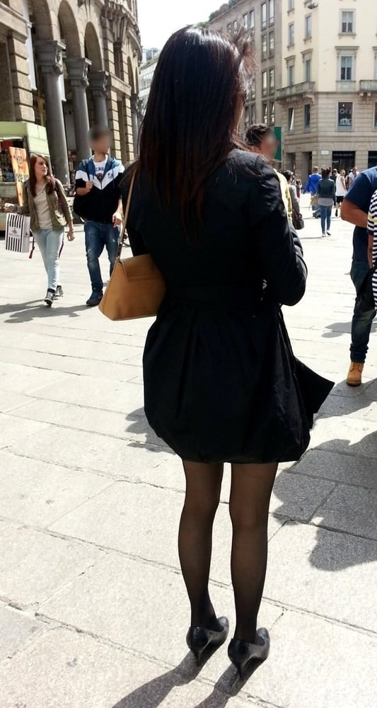 Street Pantyhose - Unaware Asians on the Street #104196741