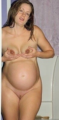 Amerikanische Nudisten schwangere Frau
 #91301846