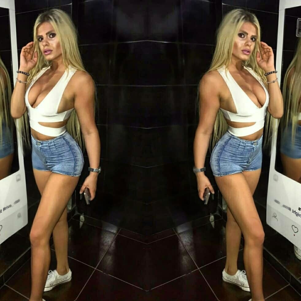 Serbian blonde whore girl big natural tits Marijana Zonjic #105159485