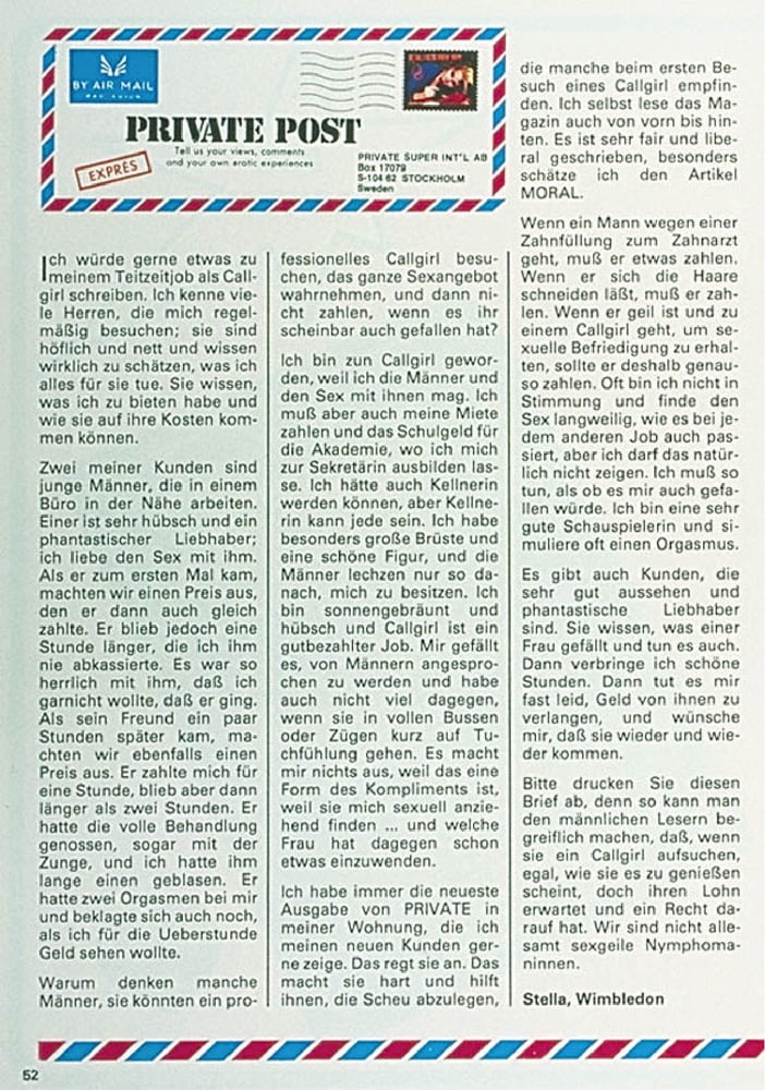 Vintage Retro-Porno - private Zeitschrift - 091
 #91691229