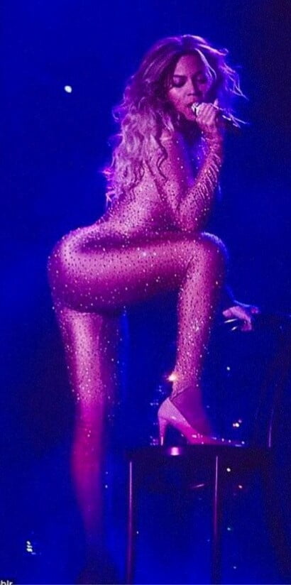 Jerkoff over Beyonce Slut &amp; her Juicy thick Ass #94796146