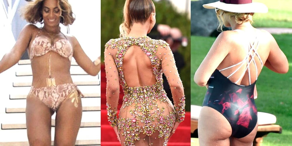 Jerkoff over Beyonce Slut &amp; her Juicy thick Ass #94796173